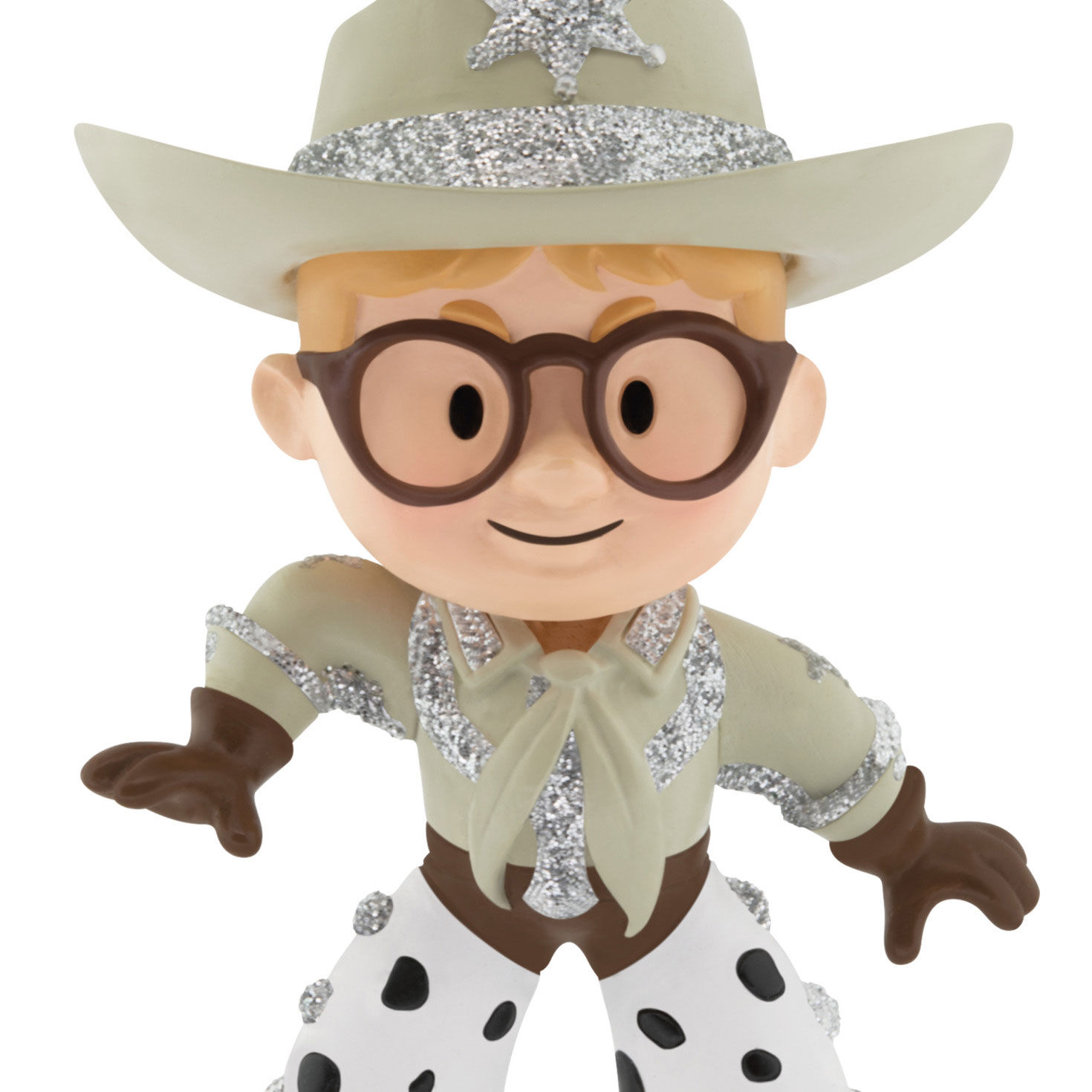 Cowboy Ralphie Parker Christmas Ornament closeup view image number 5