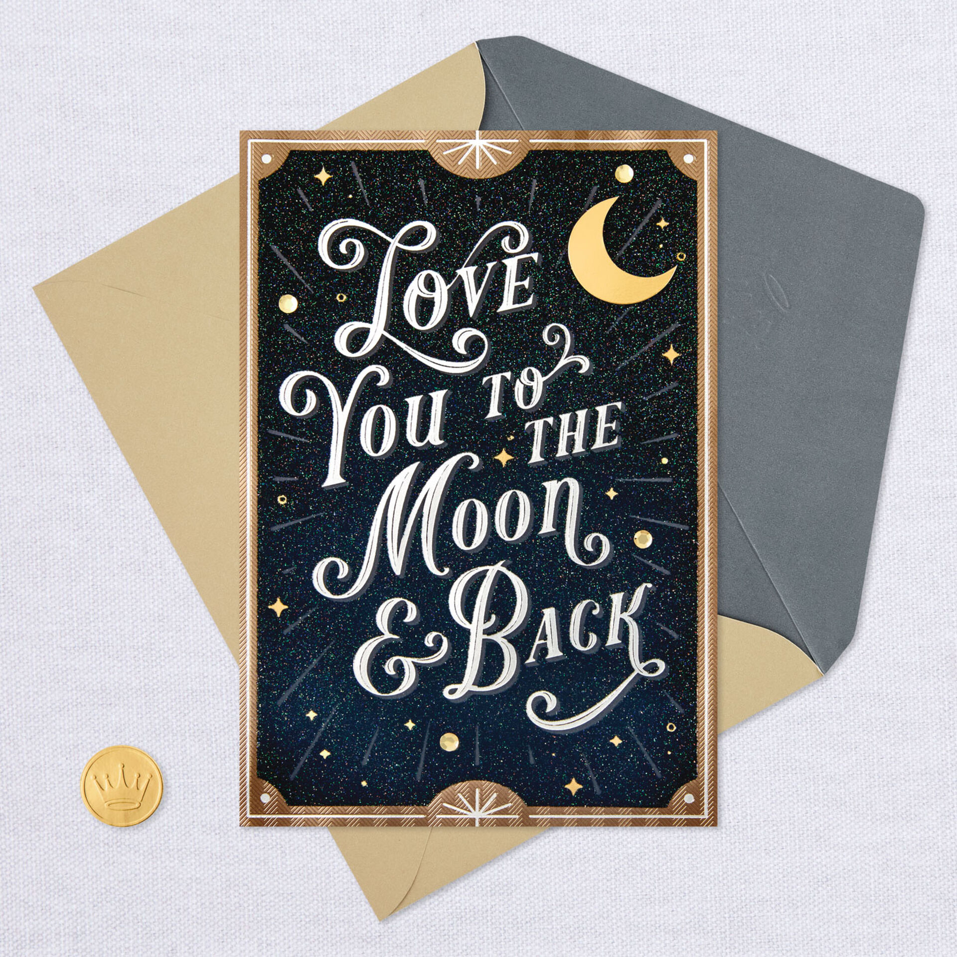 Love You to the Moon and Back Love Card - Greeting Cards ...