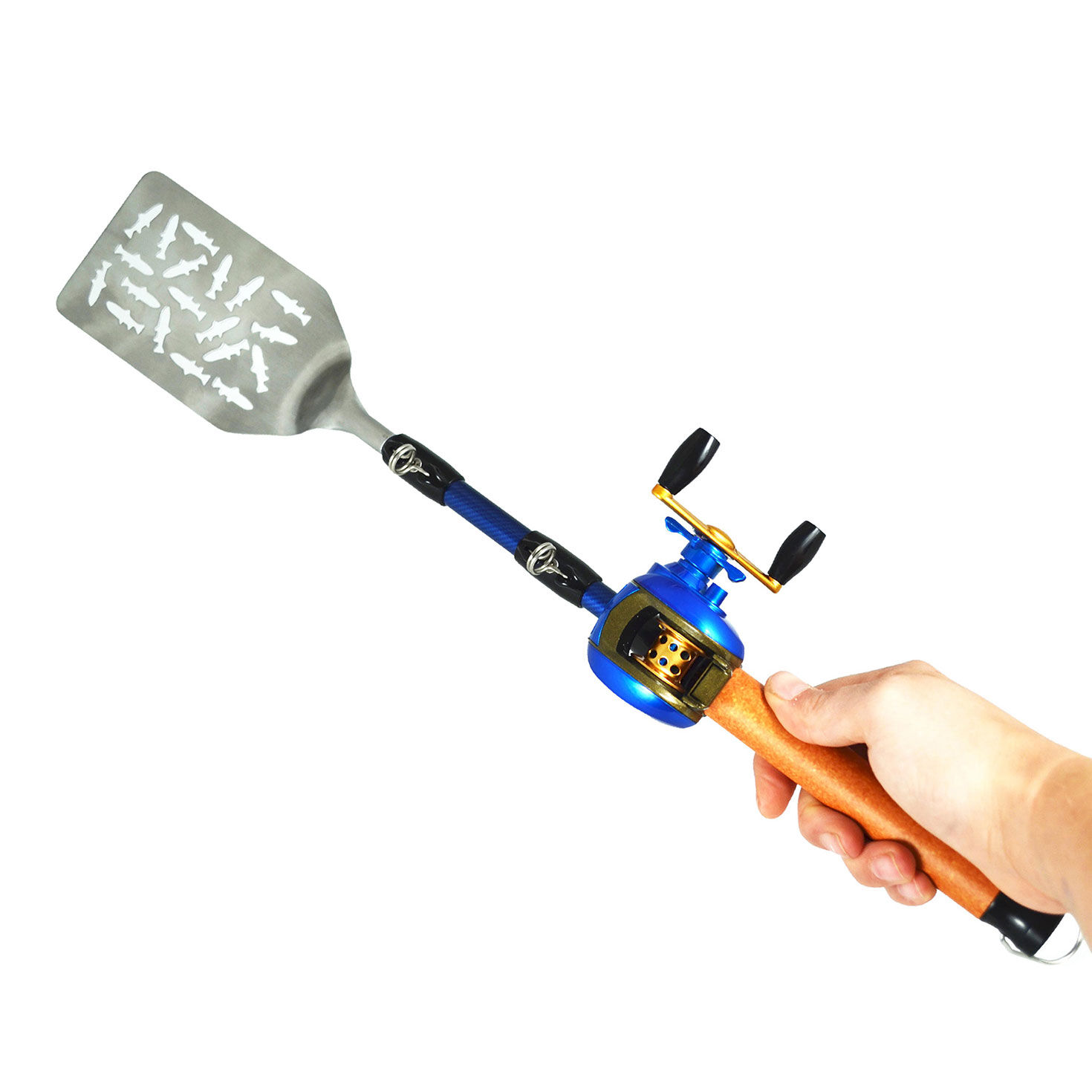 Gibson Bait Cast Fishing Pole BBQ Spatula, , large image number 2