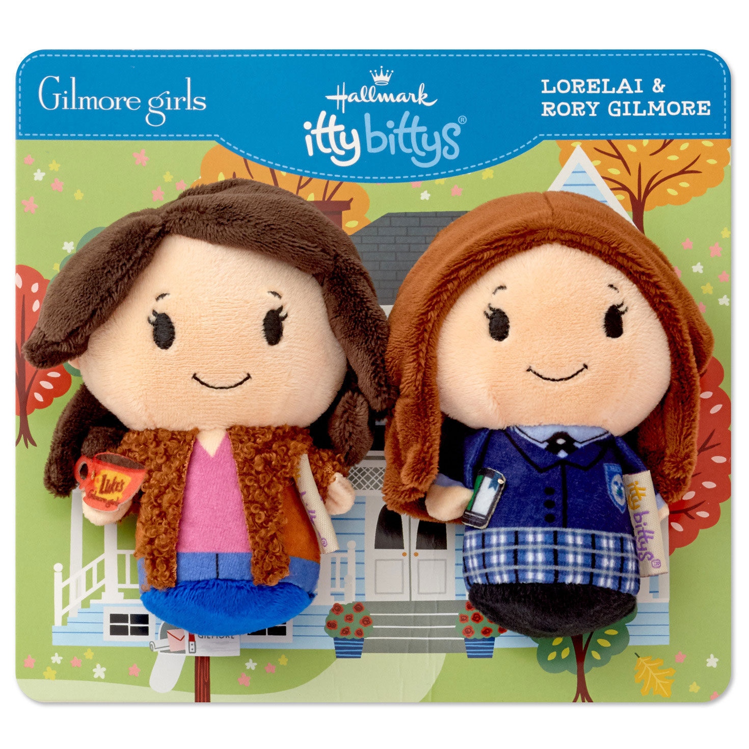 itty bittys&reg; Gilmore Girls Lorelai and Rory Gilmore Plush, Set of 2, , large image number 3