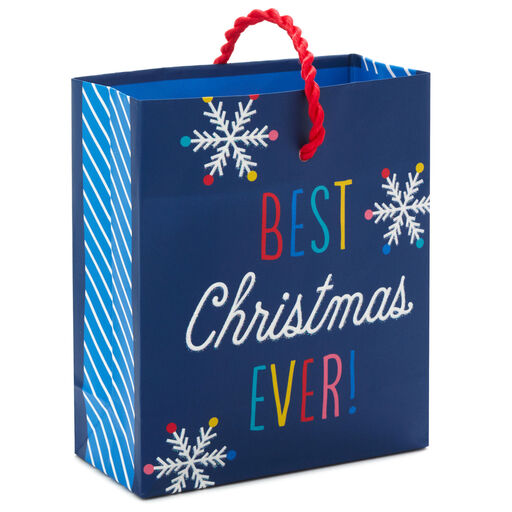 4.6" Best Christmas Ever Gift Card Holder Mini Bag, 