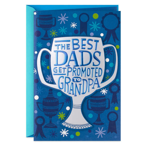 Best Dad Trophy Father's Day Card for Grandfather, , large image number 1