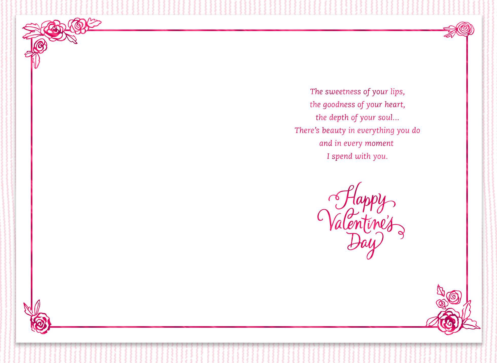 Our Time Together Romantic Valentine's Day Card