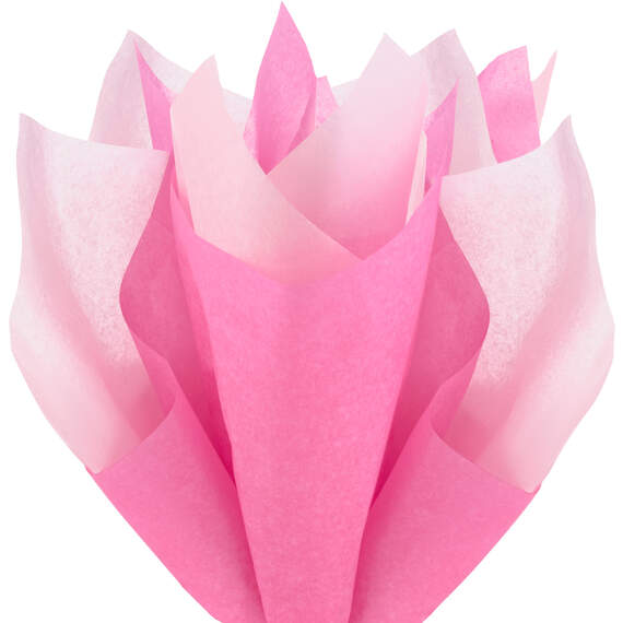 Light Pink and Dark Pink 2-Pack Tissue Paper, 6 Sheets, Light & Dark Pink, large image number 2