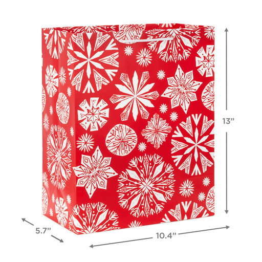 13" 'Tis the Season 3-Pack Large Christmas Gift Bags Assortment, 
