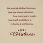 Cardinal in Snowy Tree Son Christmas Card sentiment image number 3
