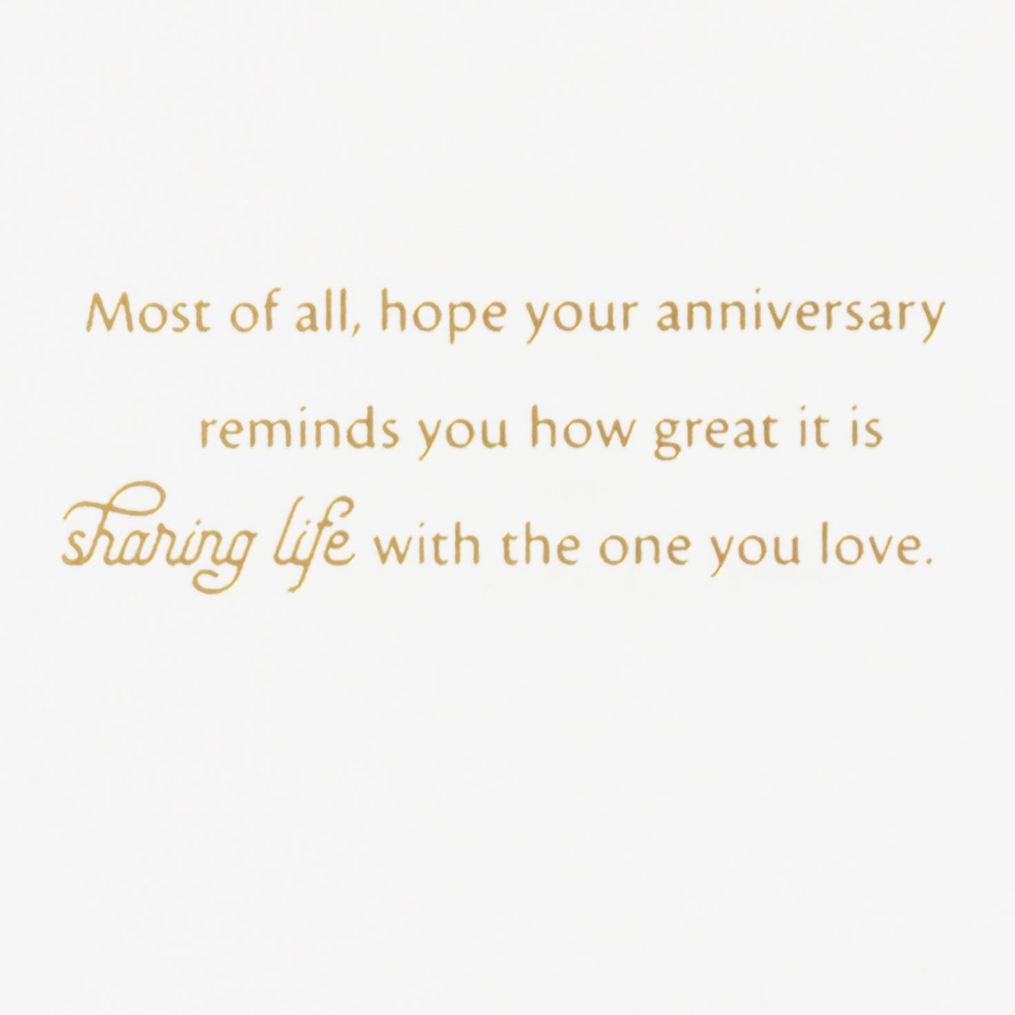 Couple Sitting on Pier at Night Your Anniversary Card Sentiment image number 3