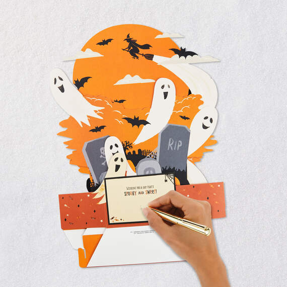 16.38" Jumbo Spooky and Sweet 3D Pop-Up Halloween Card, , large image number 7