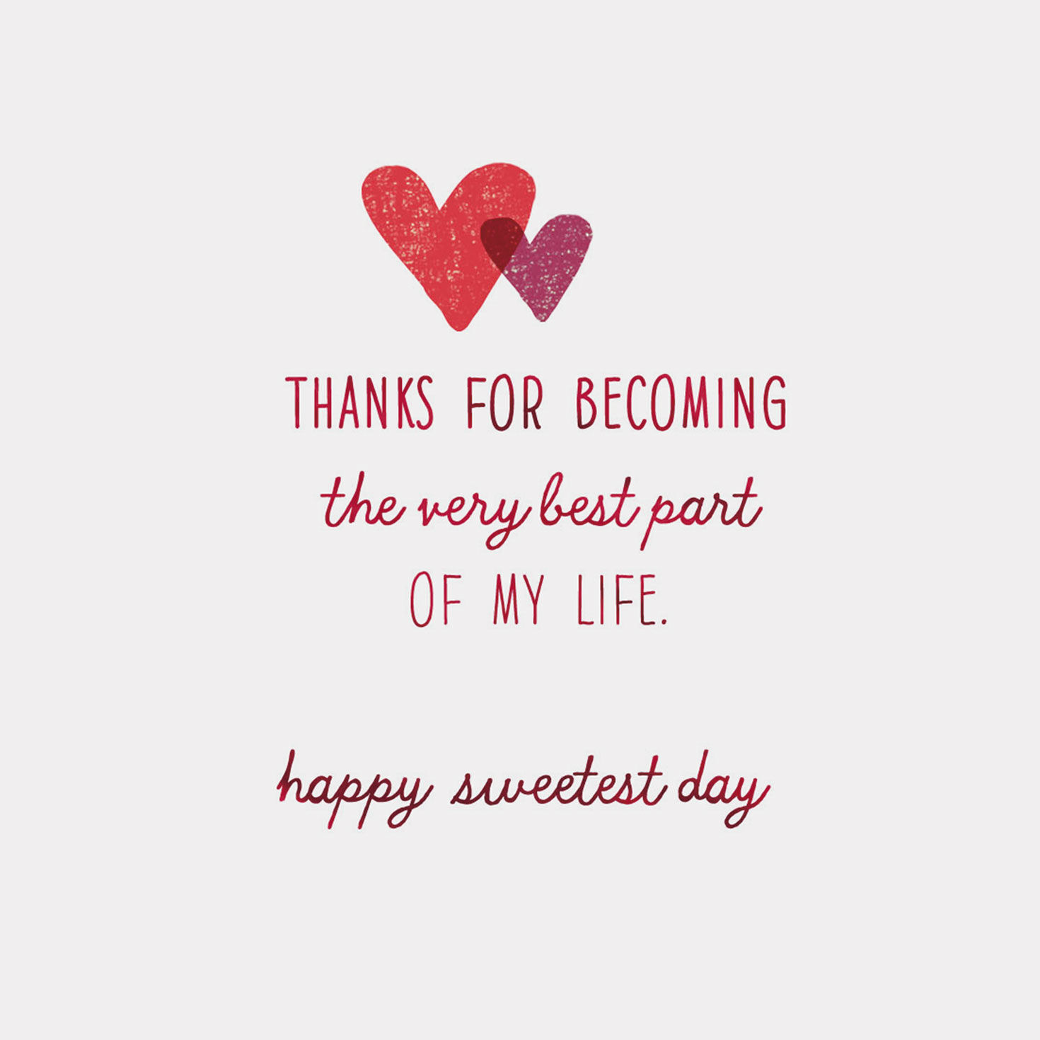 Best Part of My Life Sweetest Day Card Sentiment image number 3