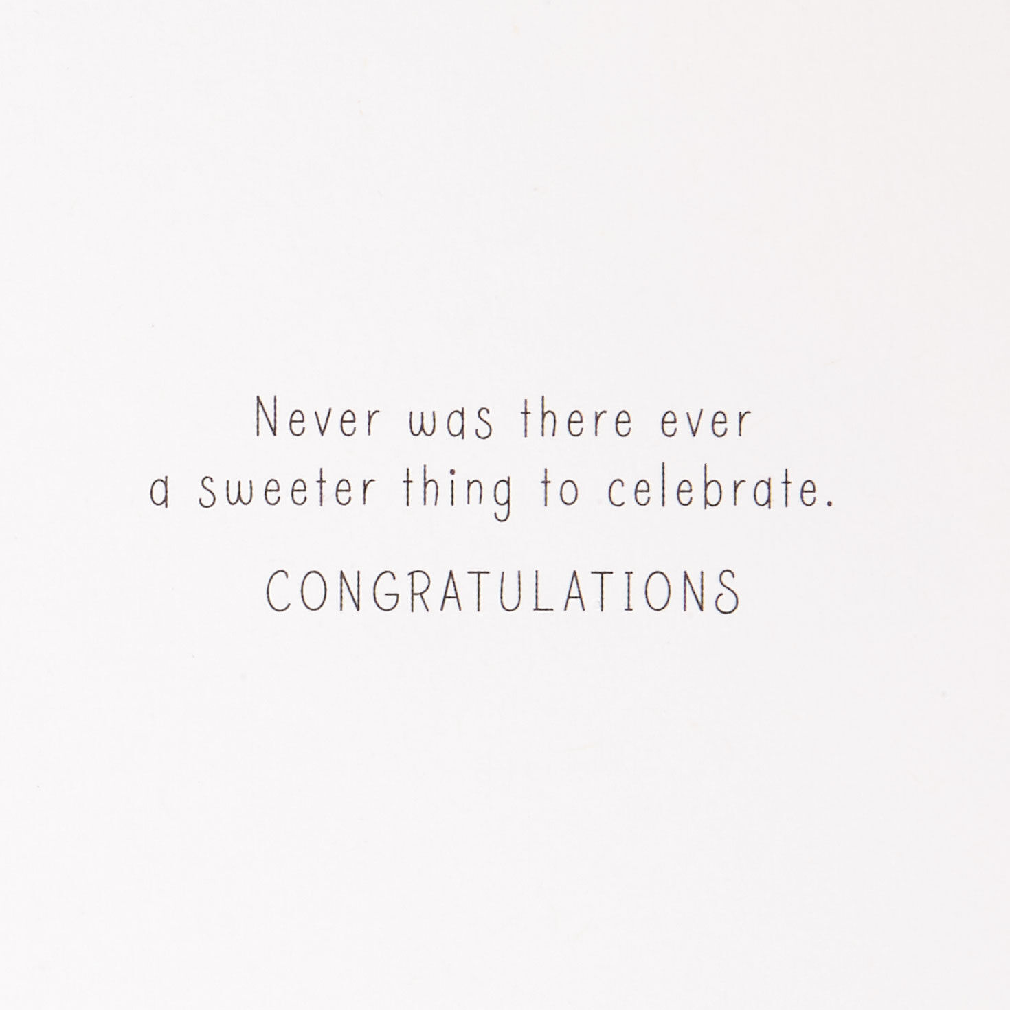 Pooh and Piglet with Balloons Baby Shower Card Sentiment  image number 2