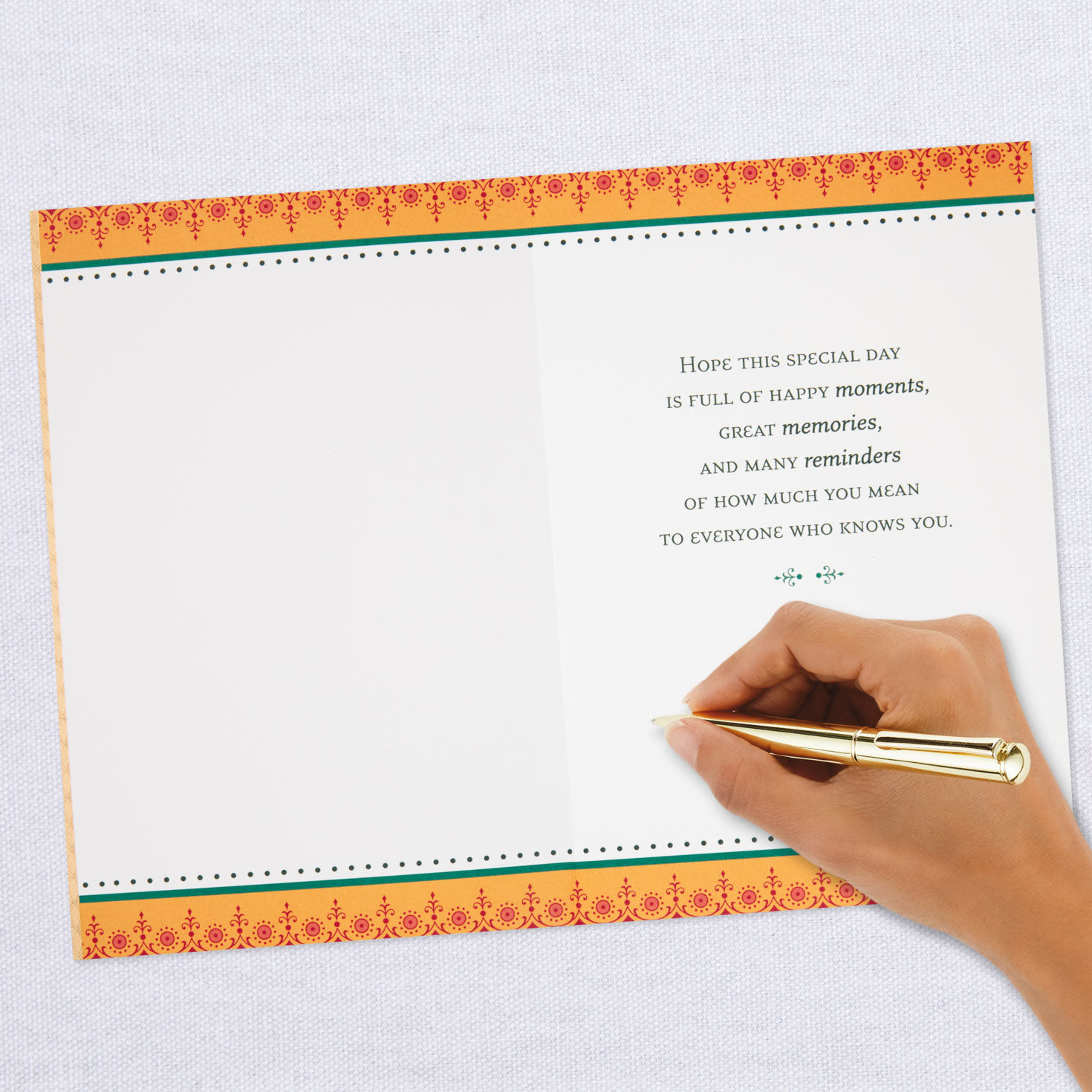 Happy Moments Ornate Cake Birthday Card for only USD 5.99 | Hallmark