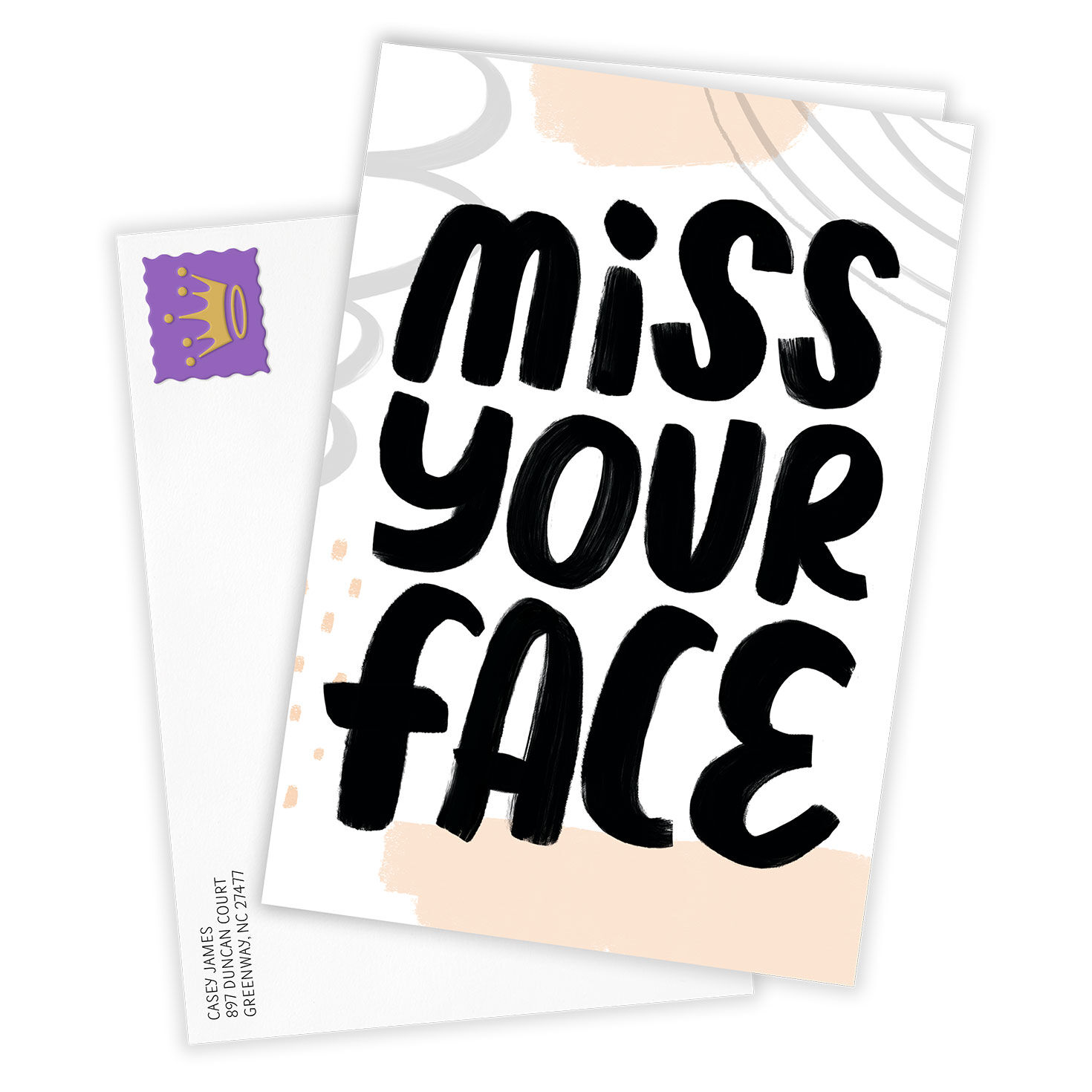 Miss Your Face Custom Miss You Card for only USD 4.99 | Hallmark