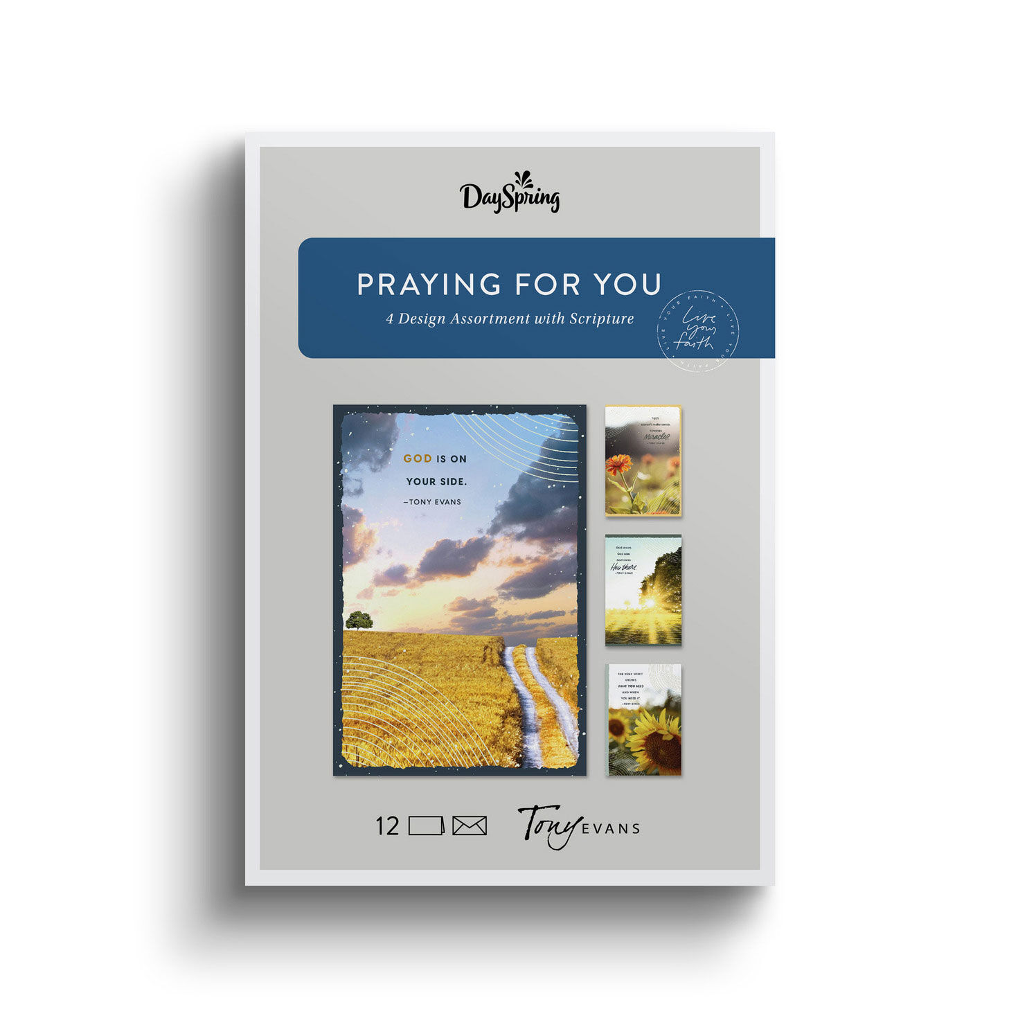 Dr Tony Evans DaySpring Prayer Cards Assortment package front image number 2