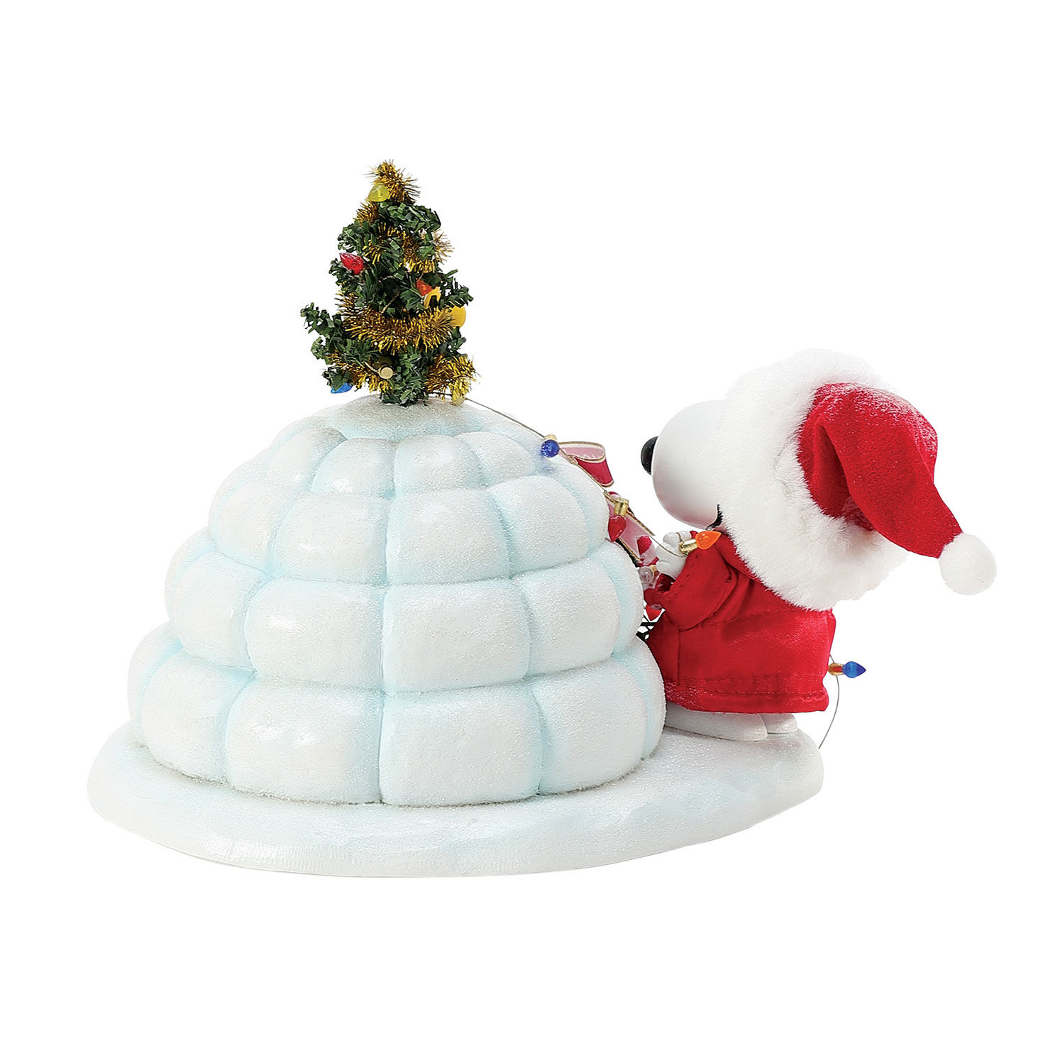 スヌーピー＆ウッドストック パファー イグルー <クリスマス> Enesco Peanuts Snoopy With Puffer Igloo Figurine, 7