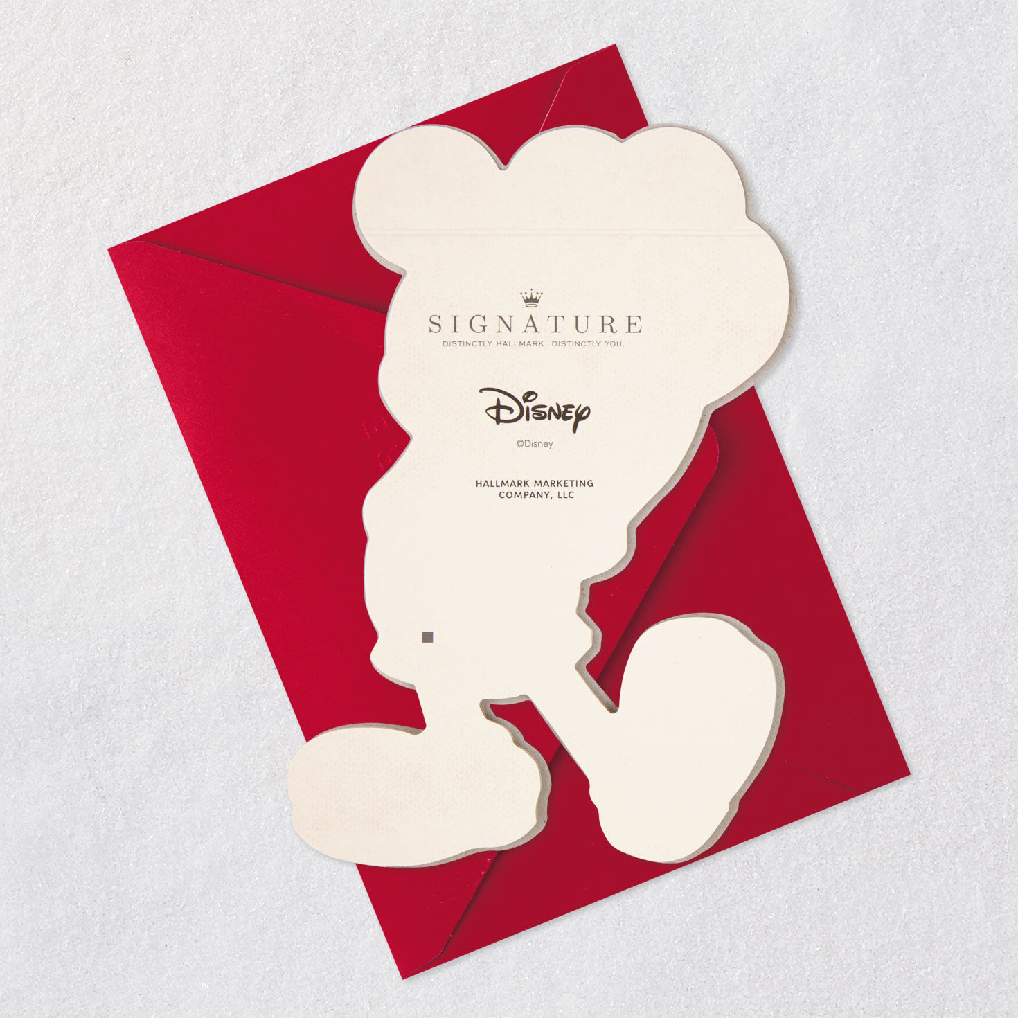 Mickey Mouse Wood Cut Birthday Card Card Back with Envelope image number 7