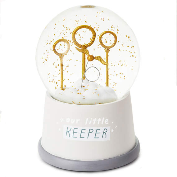 Harry Potter™ Quidditch™ Our Little Keeper Musical Snow Globe, , large image number 1