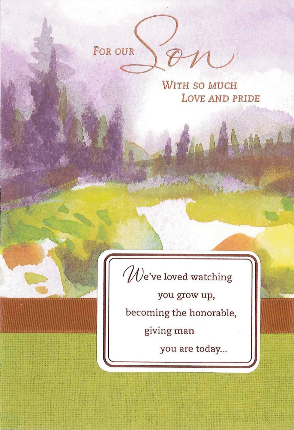 You're a Devoted Father Birthday Card for Son