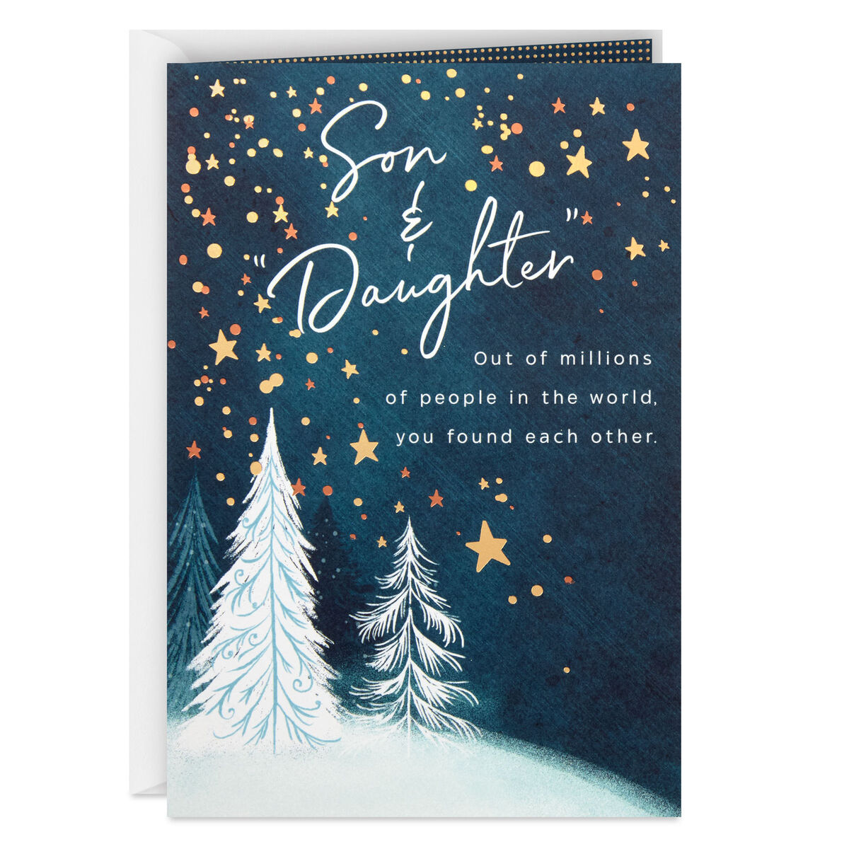 A Perfect Gift Christmas Card for Son and Daughter-in-Law - Greeting