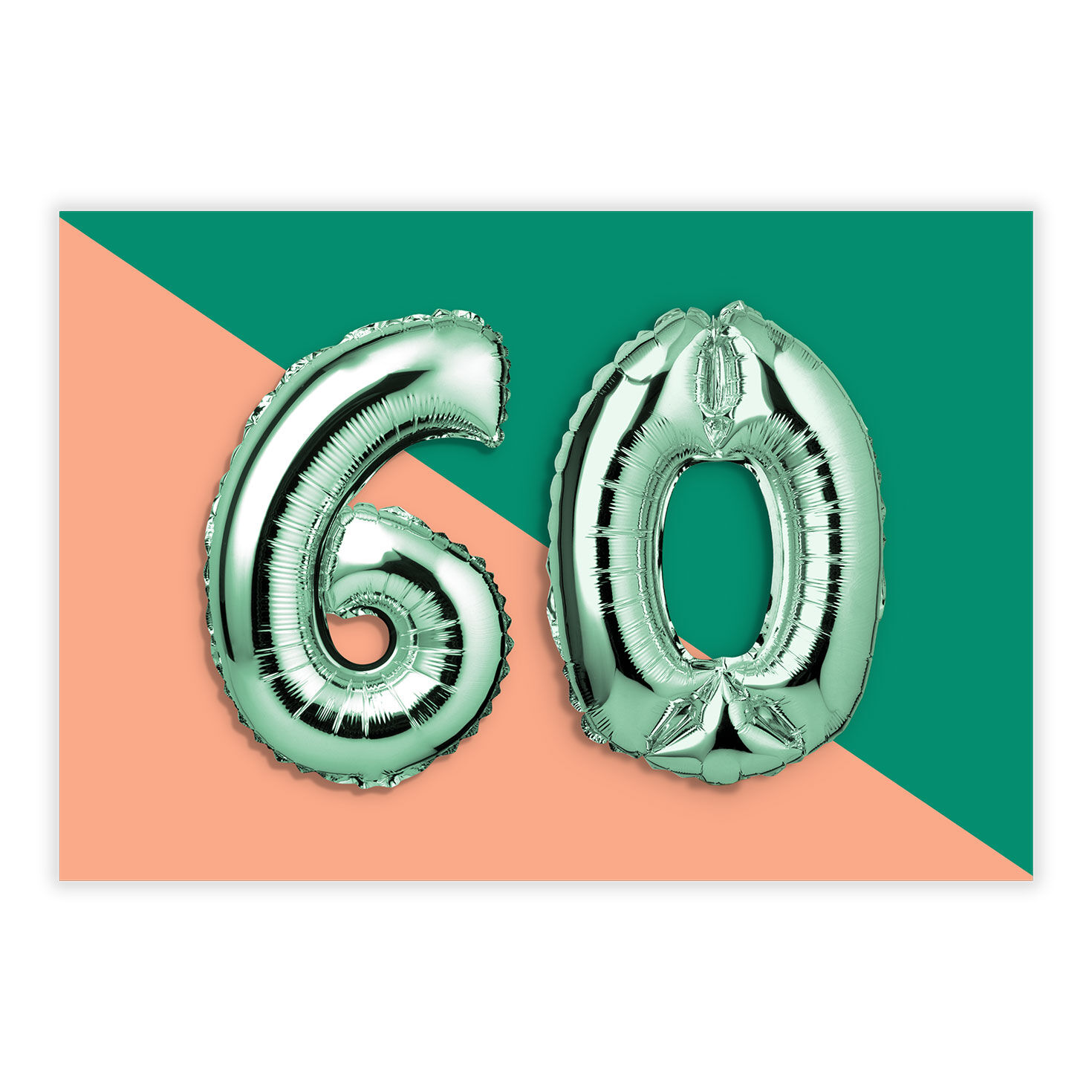 60th Balloons eCard, , large image number 2