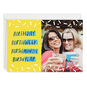 Personalized Yellow With Sprinkles Birthday Photo Card  image number 1