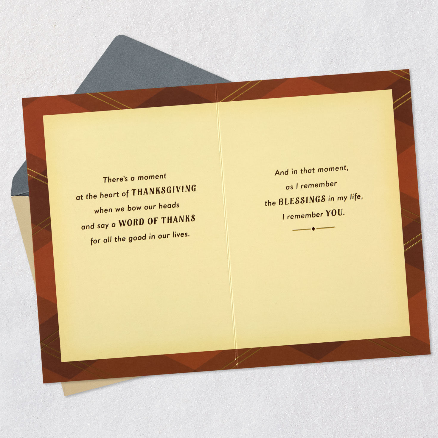 Remembering You Among My Blessings Thanksgiving Card for only USD 6.59 | Hallmark