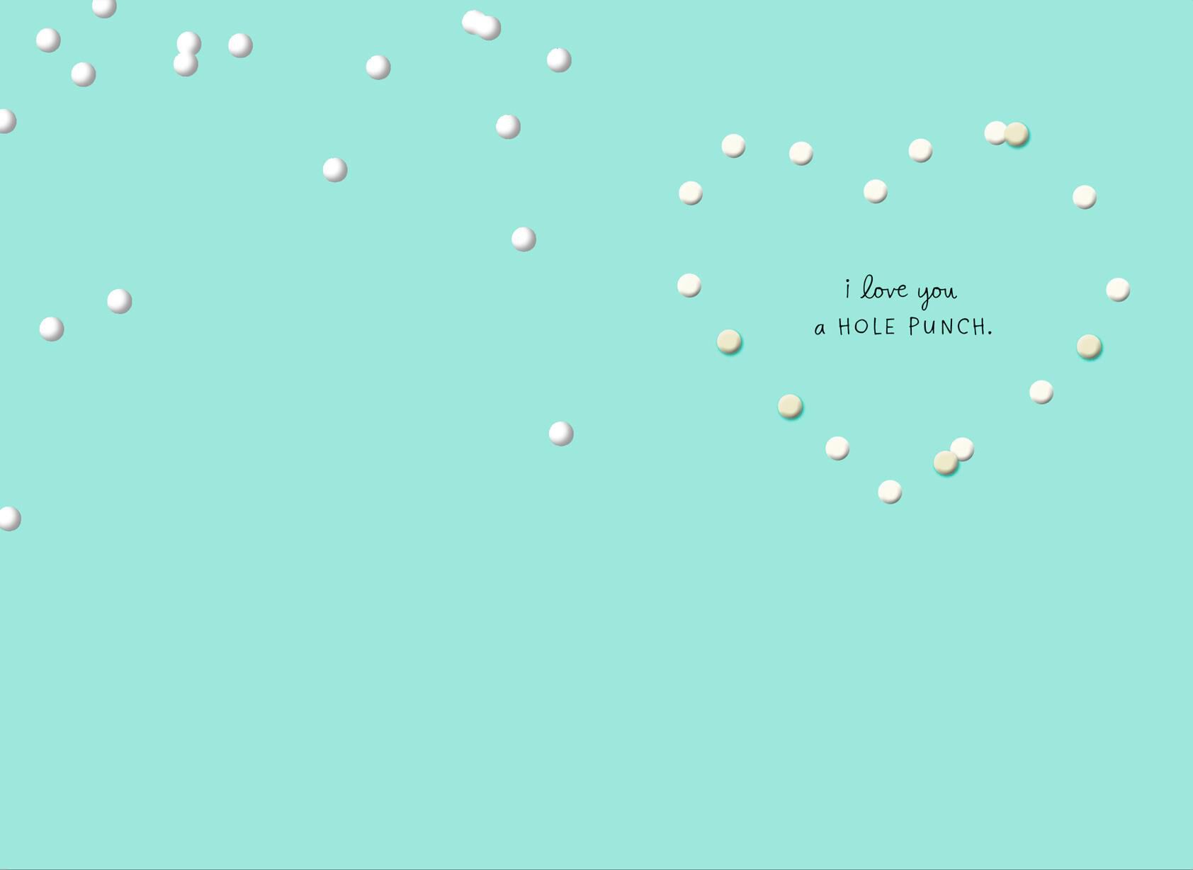 Hole Punch Love Card