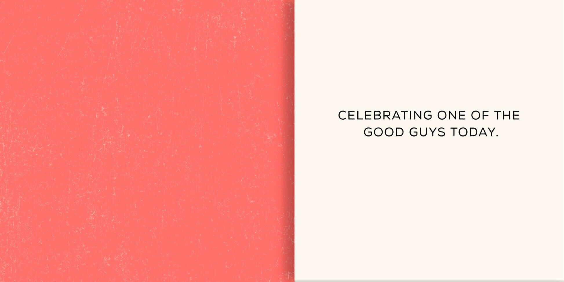 You’re the Man Musical Birthday Card