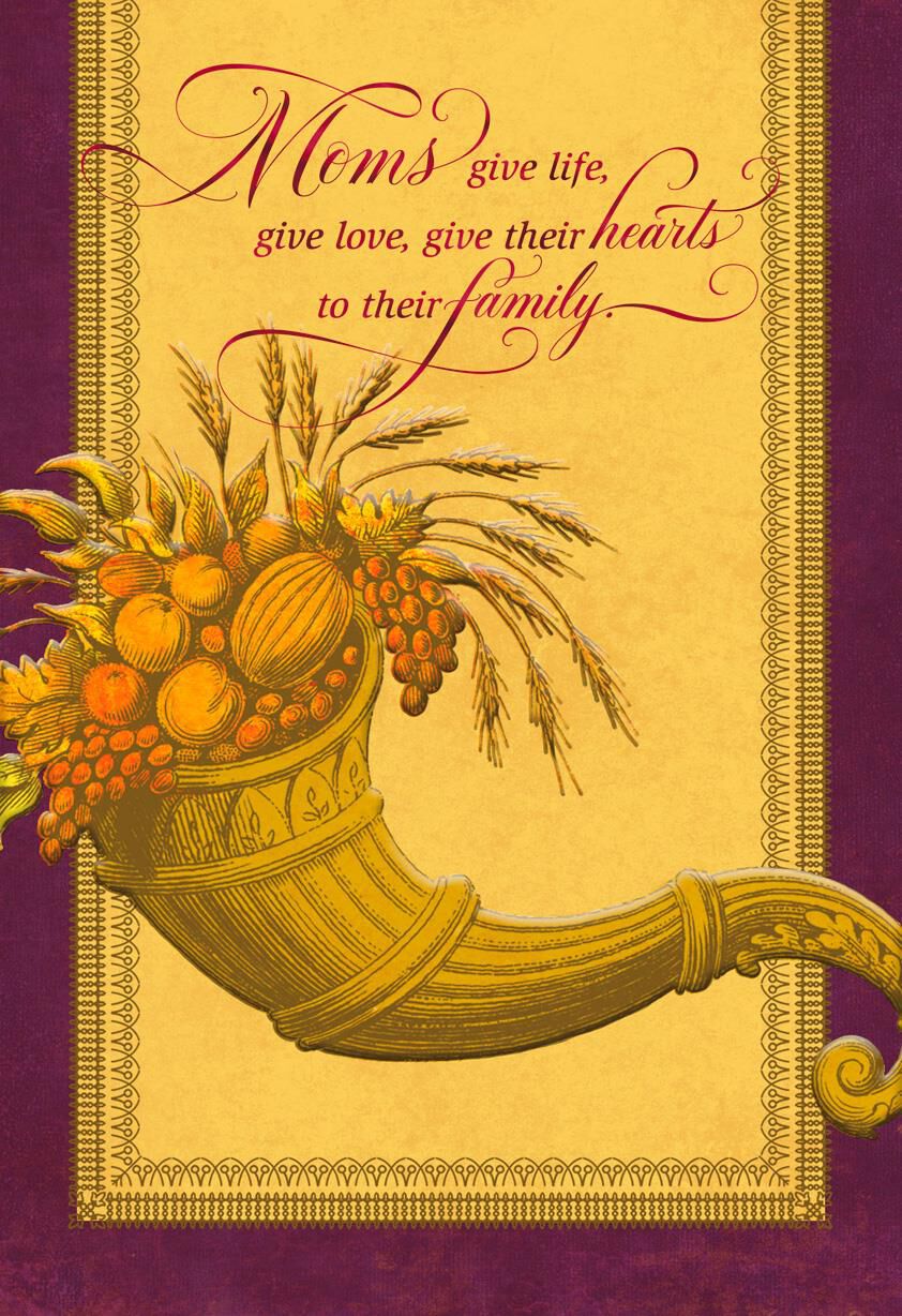 You Made This Family Thanksgiving Card for Mom Greeting Cards Hallmark