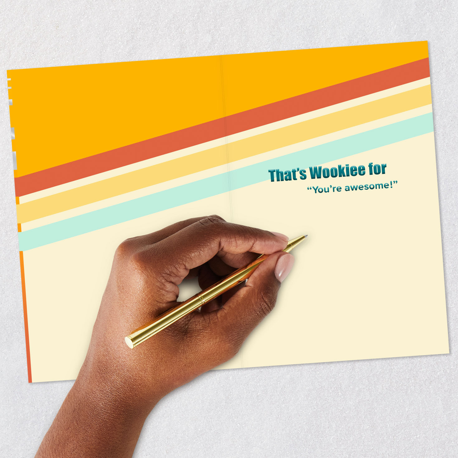 Star Wars Chewbacca Wookiee Friendship Card Signing card image number 6