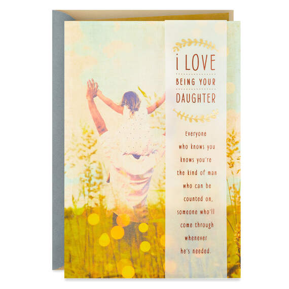 You Always Come Through Father's Day Card From Daughter, , large image number 1