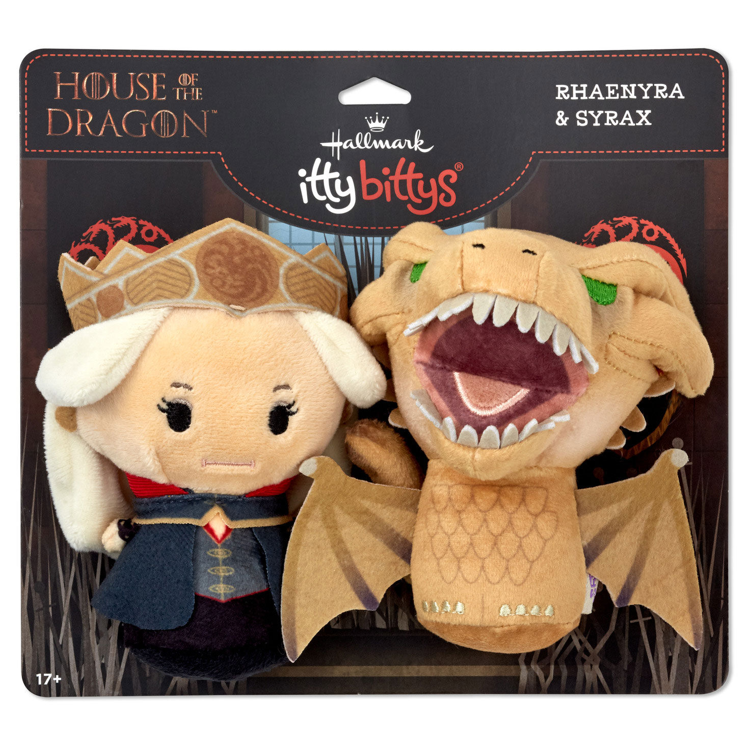 itty bittys&reg; House of the Dragon&trade; Rhaenyra&trade; and Syrax&trade; Plush, Set of 2, , large image number 5
