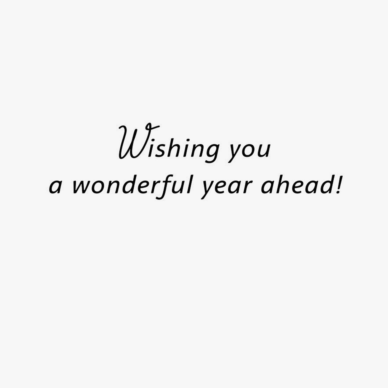 Deer and Snowy Cabin New Year Cards Pack Sentiment image number 3