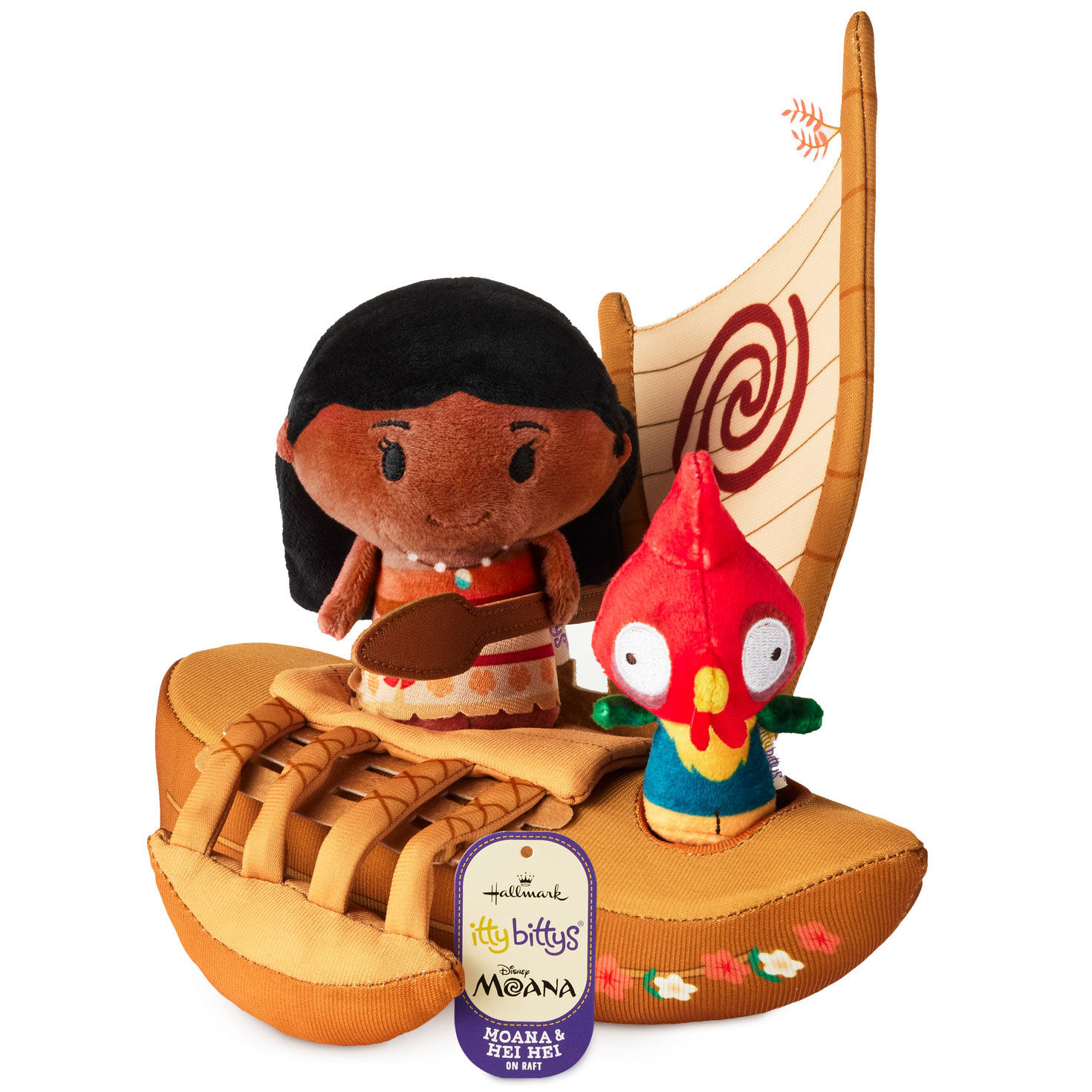 Disney Moana, Hei Hei and Raft Plush Characters  image number 7