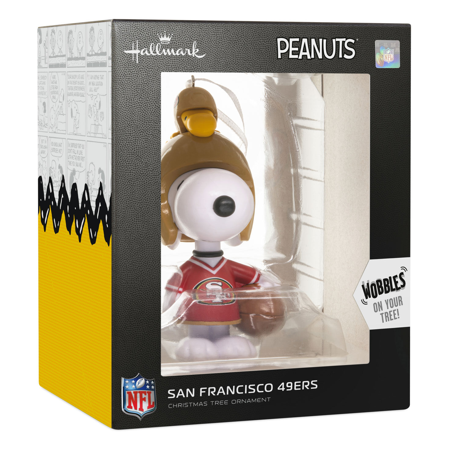 Snoopy San Francisco 49ers Christmas Ornament  image number 7