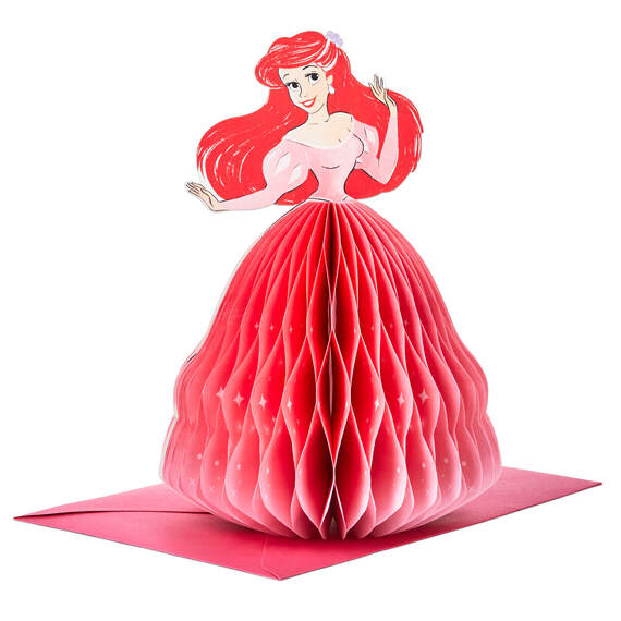 Disney The Little Mermaid Ariel Amazing You Honeycomb 3D Pop-Up Card