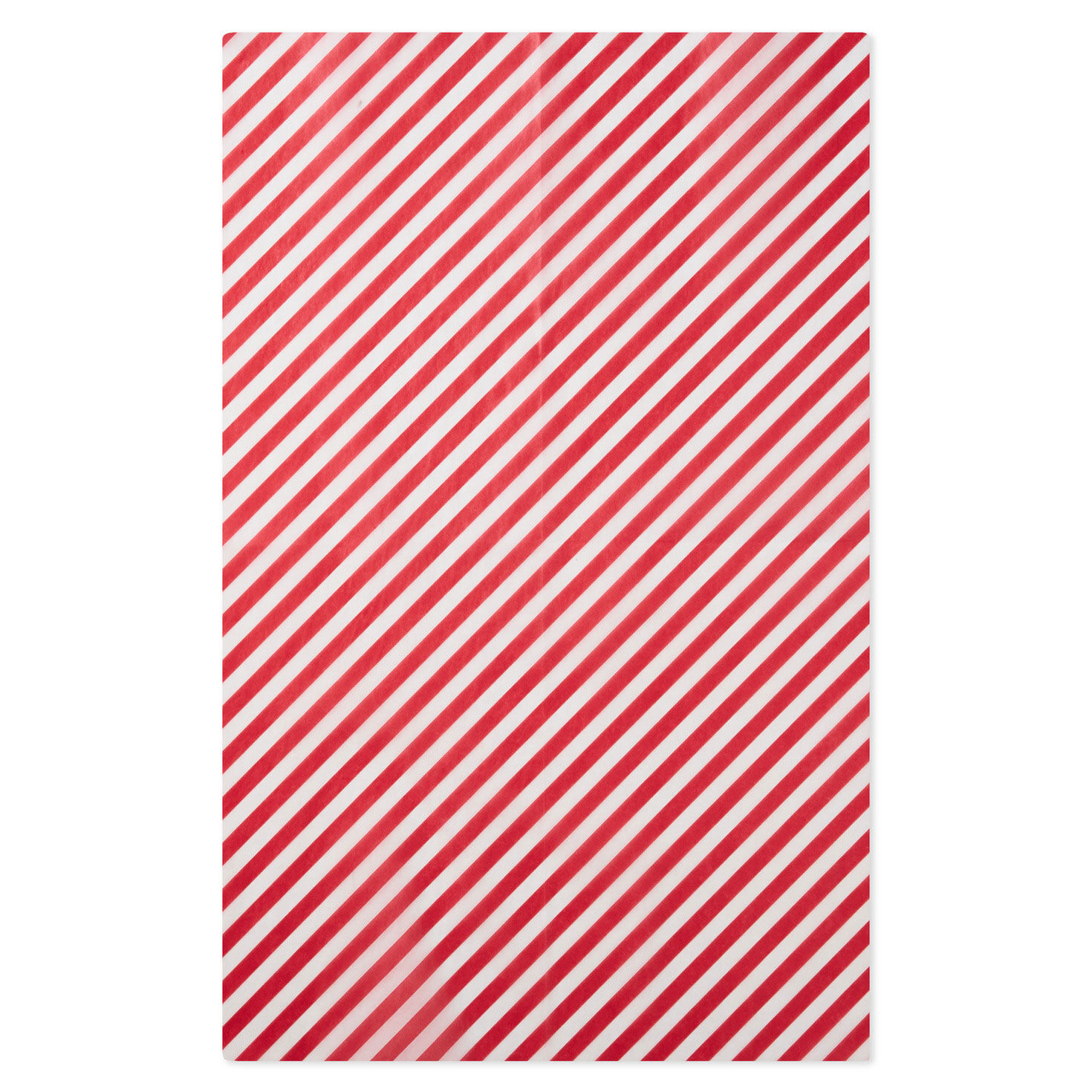 Red and White Stripes Christmas Food-Safe Wrap, 24 sheets