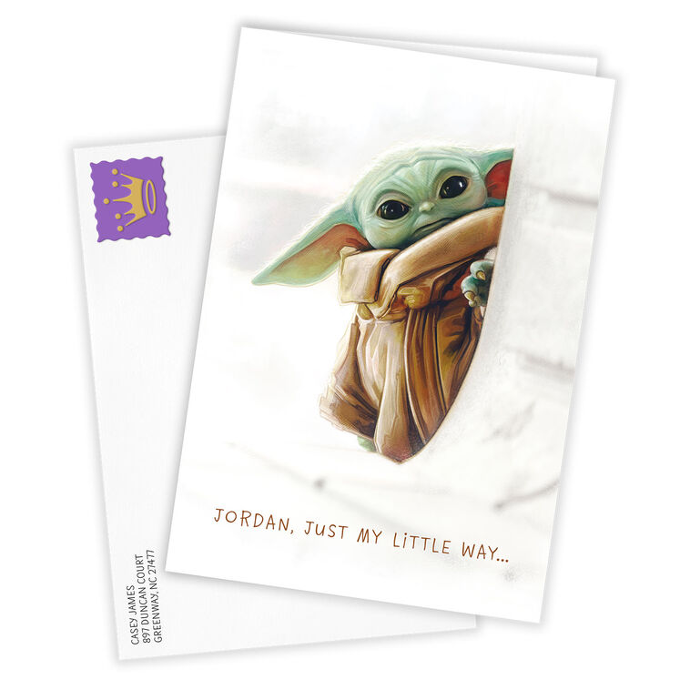 Star Wars: The Mandalorian™ Grogu™ Hello Custom Card, , large image number 2