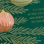 Ornaments on Tree Uncle Christmas Card Card Front Detail image number 4