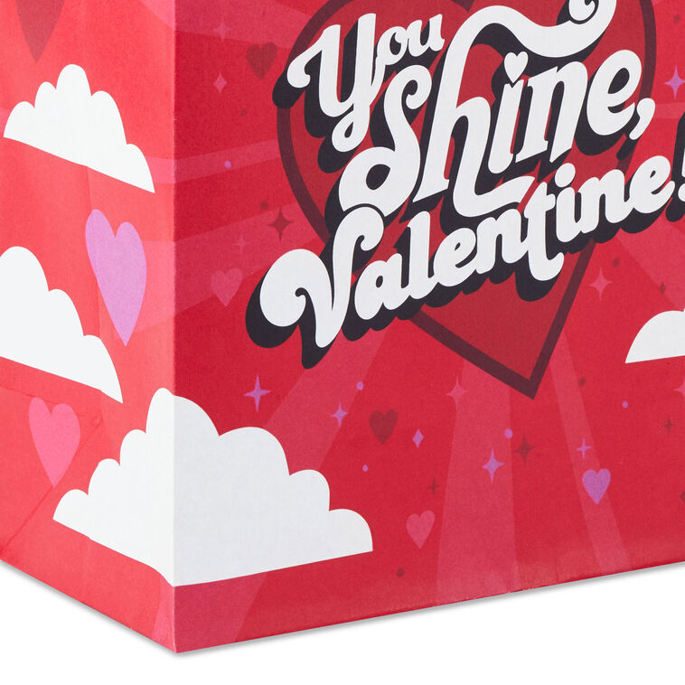 6.5" Pink and Red Retro 6-Pack Assorted Small Gift Bags, , large image number 6