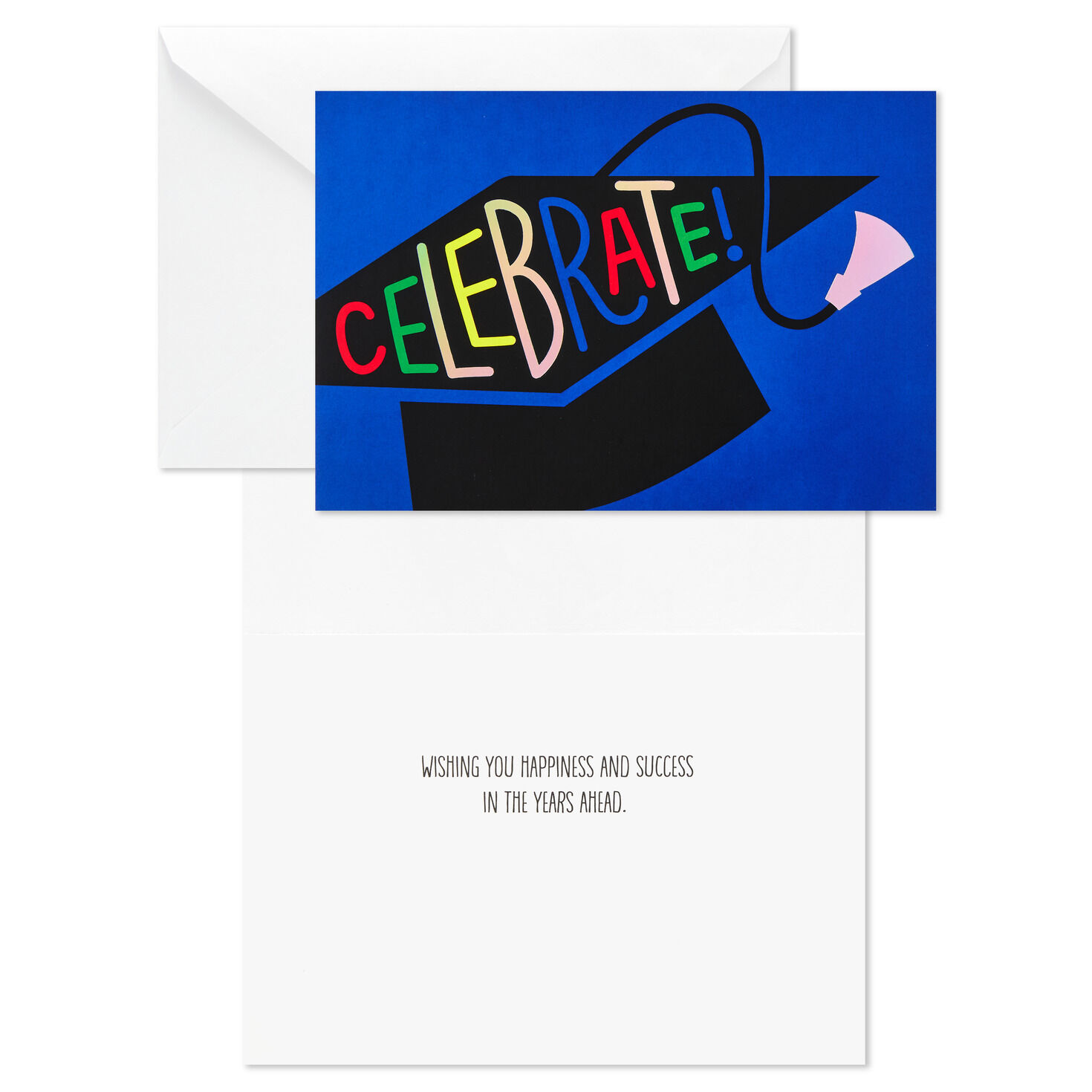 Assorted Bold and Iridescent Graduation Cards Bulk Pack Card Front with Sentiment image number 8