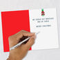 Colorful Cartoon Critter Family Funny Christmas Card Signing card image number 6