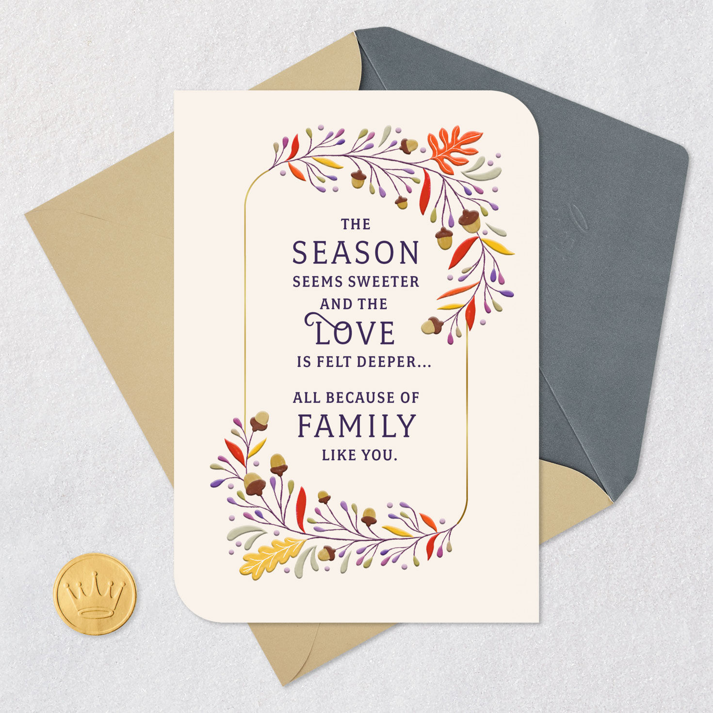 Extra Grateful for Family Like You Thanksgiving Card for only USD 3.99 | Hallmark