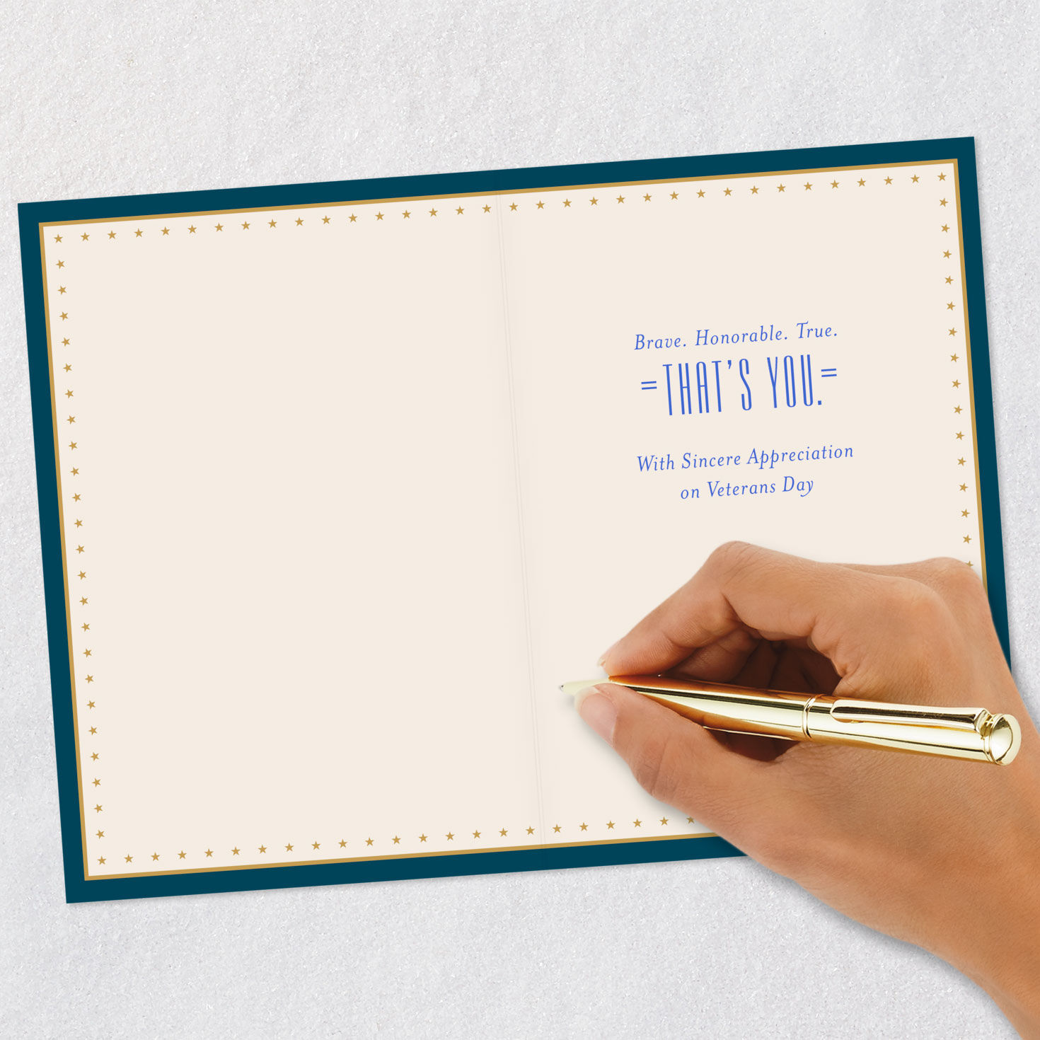 U.S. Navy Brave, Honorable, True Veterans Day Card for only USD 2.99 | Hallmark