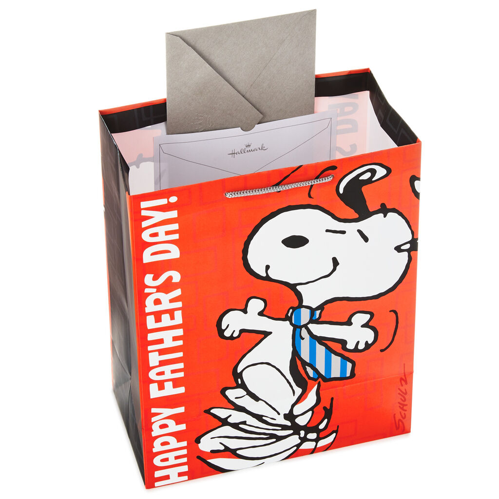 13 Peanuts Snoopy Father S Day Gift Bag Gift Bags Hallmark