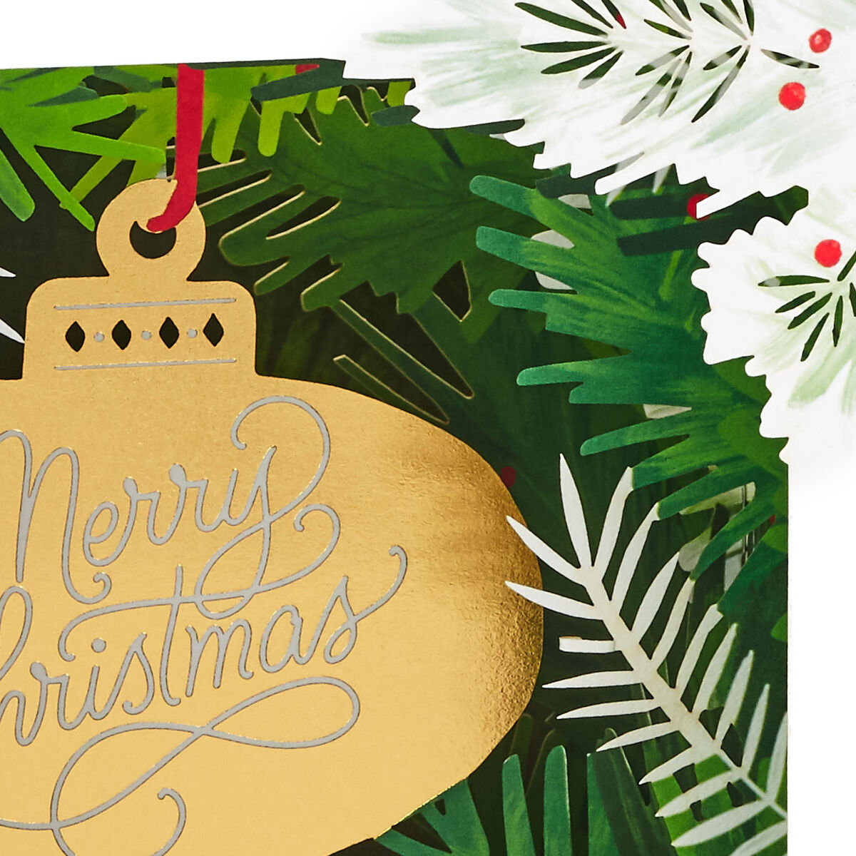 Here's to What Matters Most 3D PopUp Christmas Card Greeting Cards