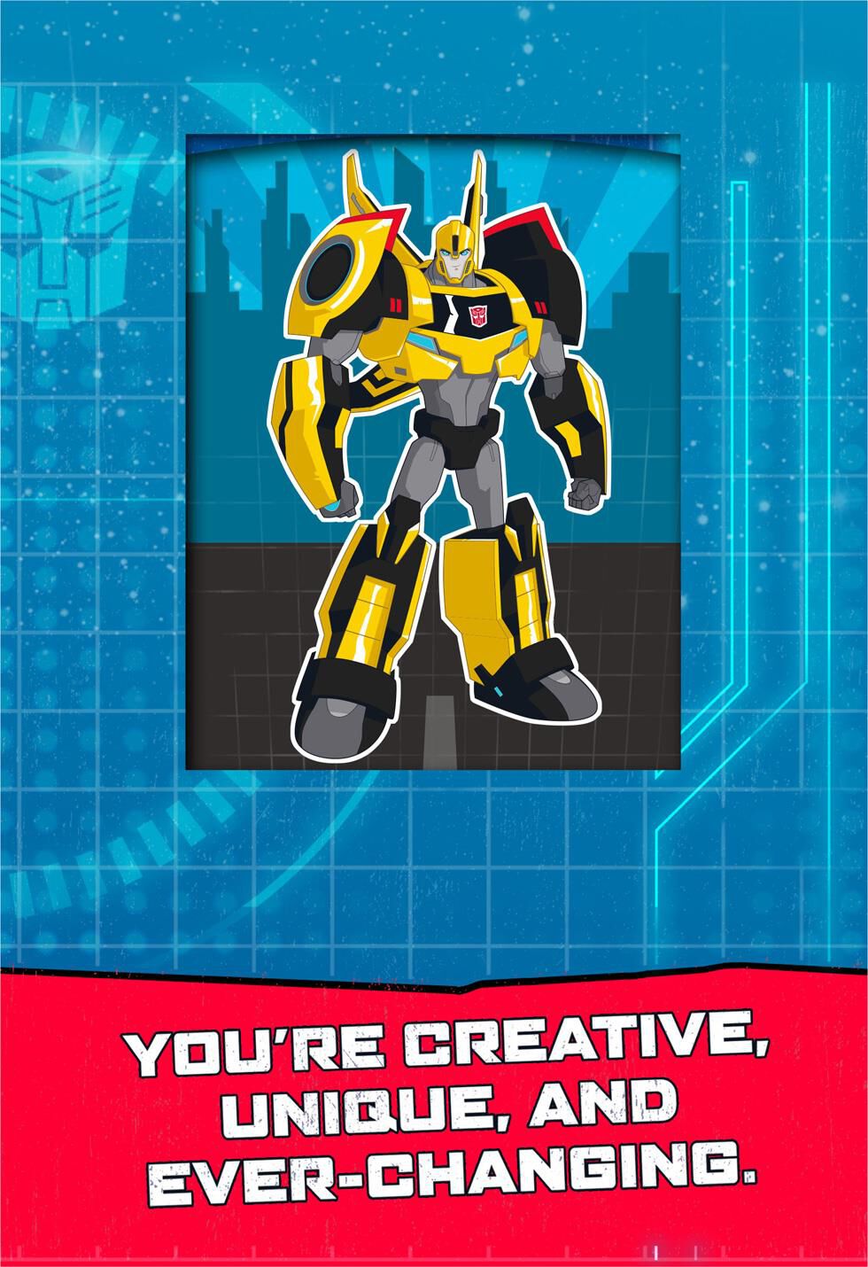 TRANSFORMERS™ Celebrating You Musical Birthday Card