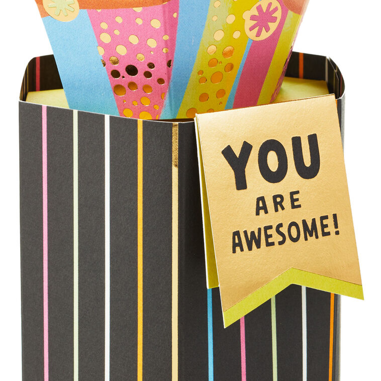 Holy Crap, You're Awesome Funny Pop-Up Card, , large image number 4