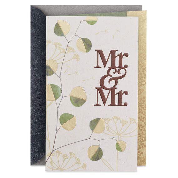 Mr. and Mr. Anniversary Card, , large image number 1