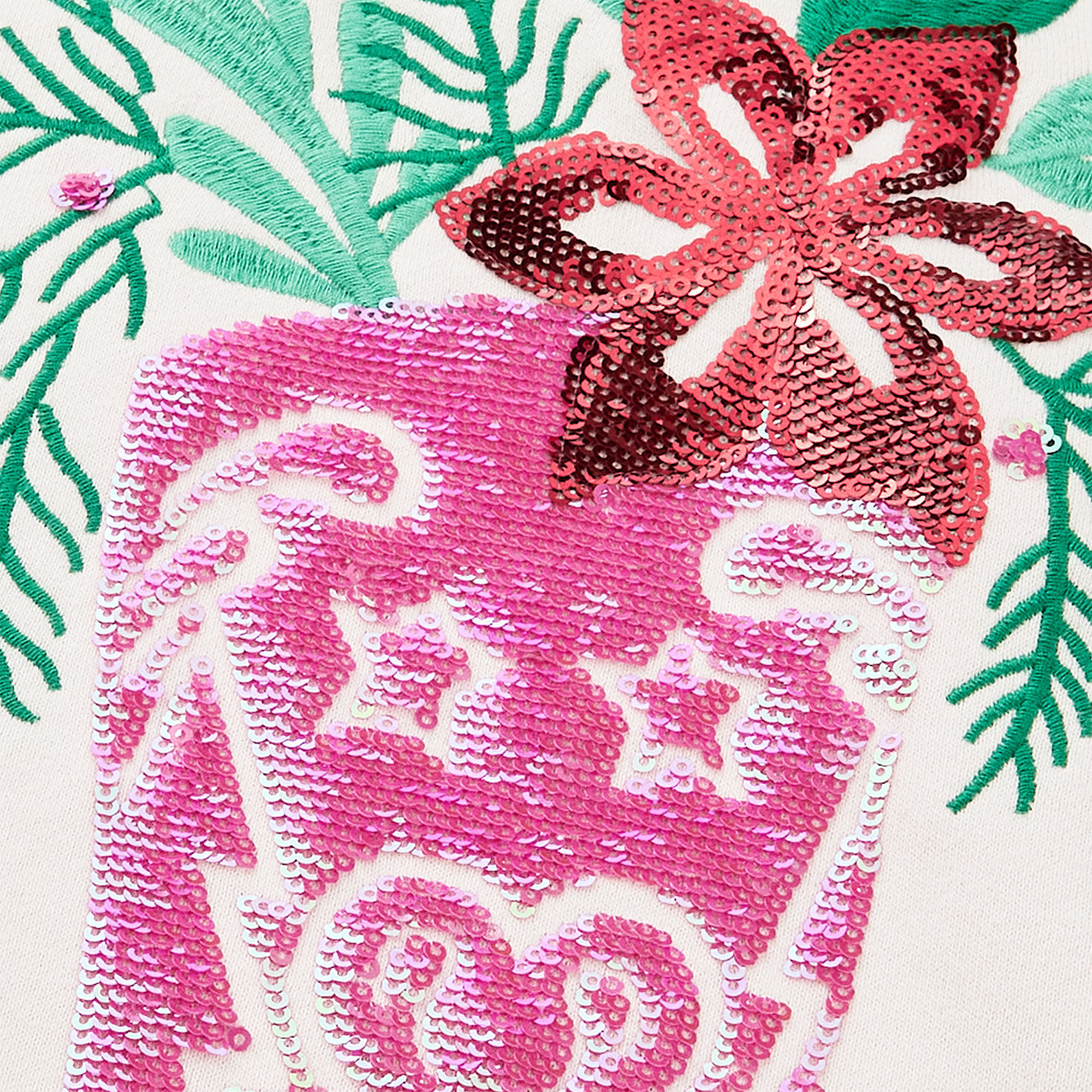 Hallmark and Grand Ole Opry Pink Boot Sweatshirt upclose detail image number 3