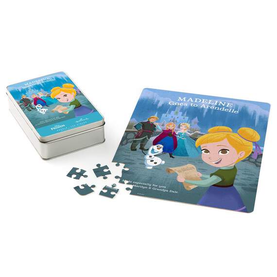 Disney Frozen Personalized Puzzle and Tin, , large image number 1